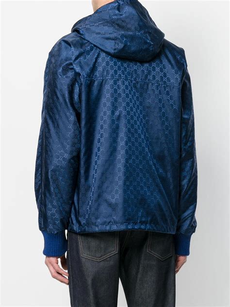 gucci blue snake jacket|Gucci monogram jacket men.